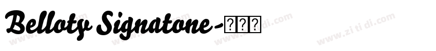 Belloty Signatone字体转换